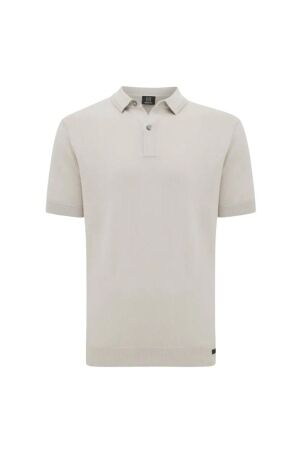 Genti Polo 2 buttons ss 044 Mid brown