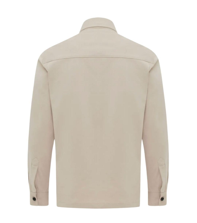 Genti Oaks shirt jacket zip 046 Light brown