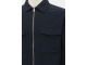 Genti Oaks shirt jacket zip 110 Navy