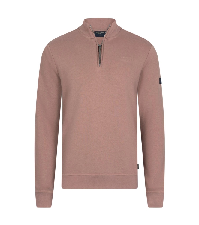 Cavallaro Diagono Half Zip Sweat 310000 Old pink