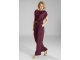 Swing Jumpsuit aus Material-Mix 612 Merlot
