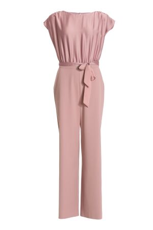 Swing Jumpsuit aus Material-Mix 682 Vintage pink
