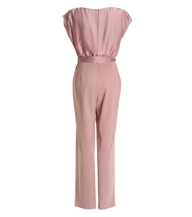 Swing Jumpsuit aus Material-Mix 682 Vintage pink