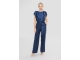 Swing Jumpsuit aus Material-Mix 300 navy