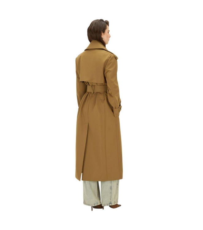 Josh V ROCCO oversized trench coat 608 mid brown