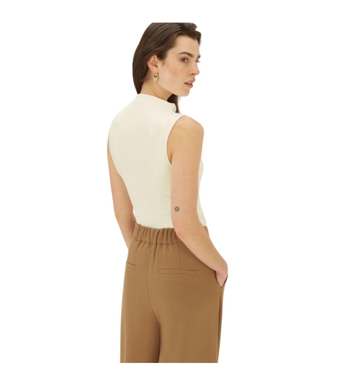 Josh V BIBI slim fit top 422 creme white