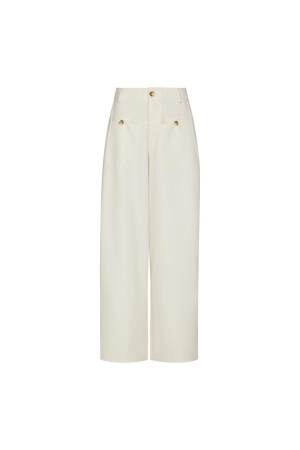 Neo Noir Massie Structure Pants Off White