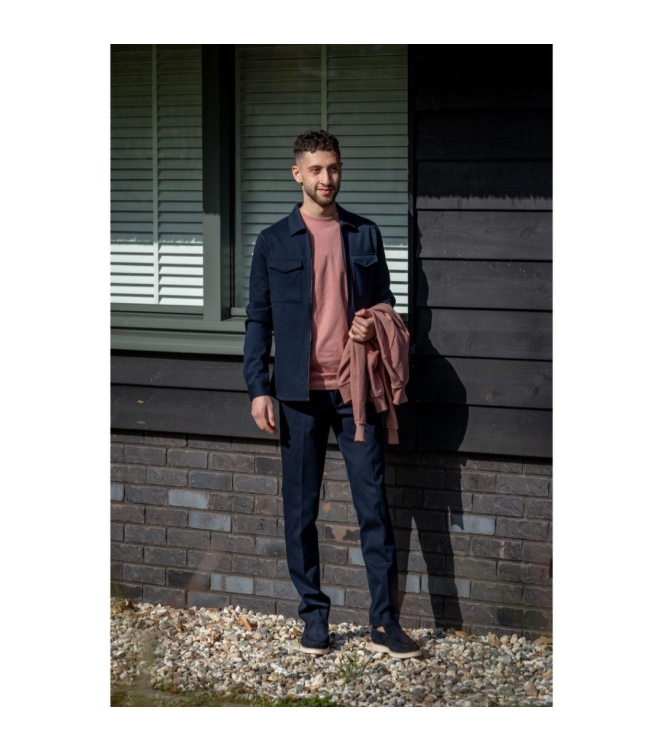 Cavallaro Zerino Overshirt 699 Dark blue