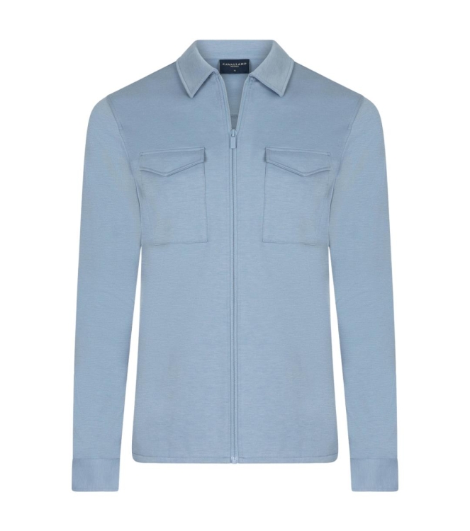 Cavallaro Zaverio Overshirt 600006 Light blue melange