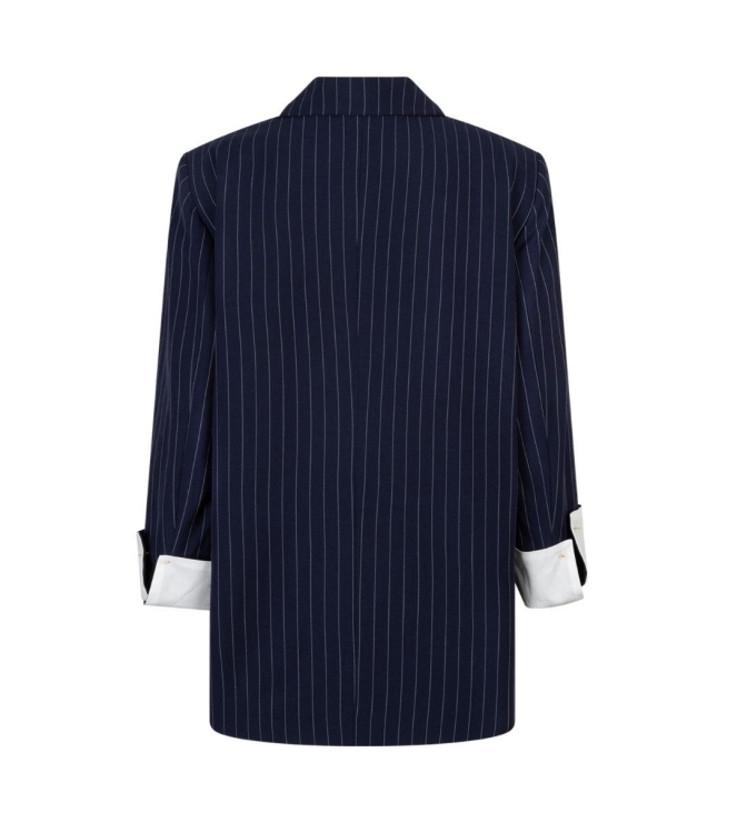 Red Button Blazer Palazzo Pinstripe 15 Dark blue