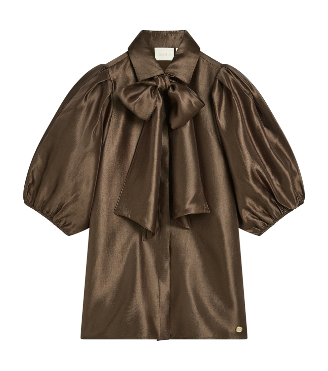 Josh V SYLVIANA regular fit blouse 987 brown