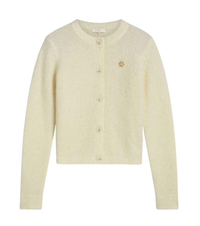 Josh V PAULINE regular fit cardigan 613 butter yellow