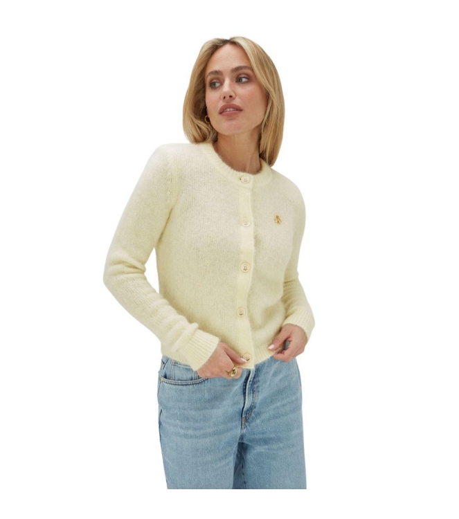 Josh V PAULINE regular fit cardigan 613 butter yellow