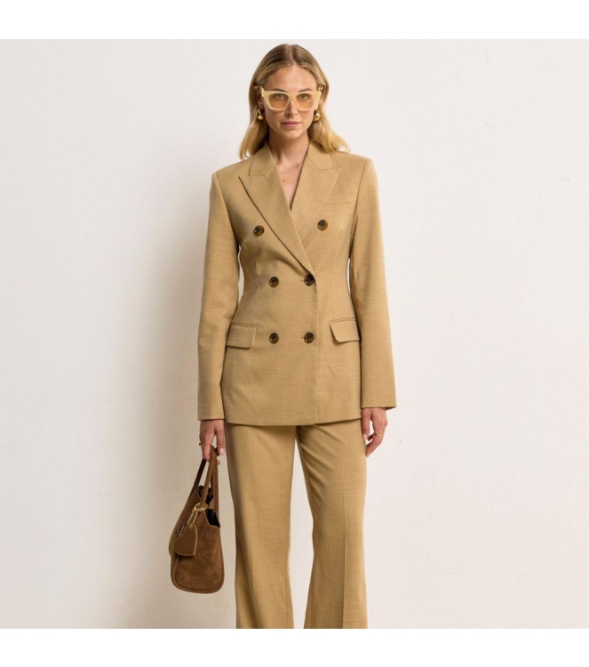 Josh V SANNE fitted blazer 605 light camel