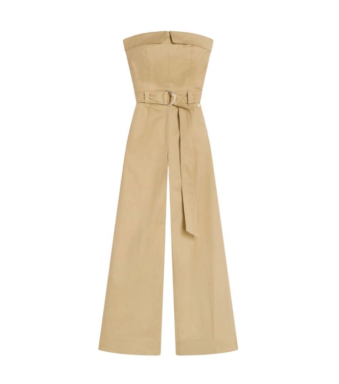 Josh V MYRA wide leg jumpsuit 605 light camel