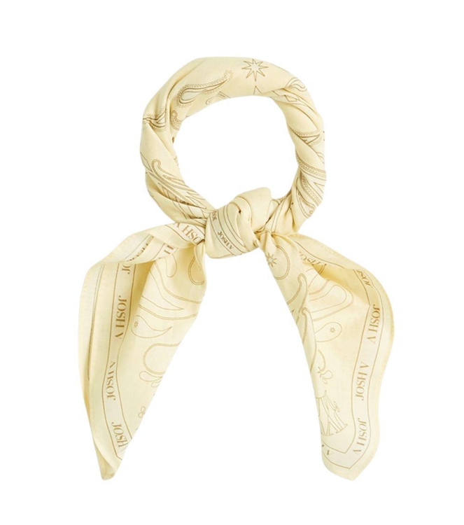 Josh V ISOLDE scarf 613 butter yellow