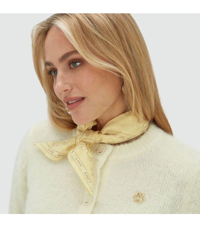 Josh V ISOLDE scarf 613 butter yellow