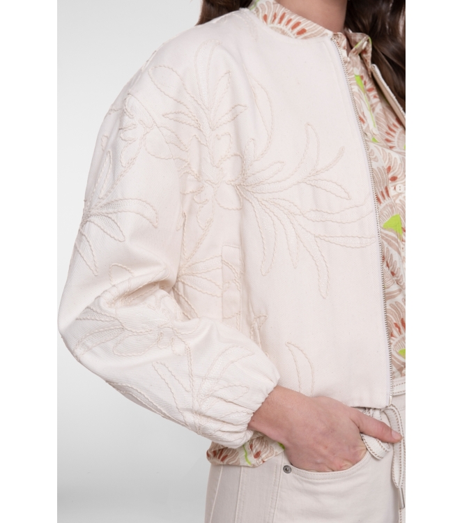 Geisha Jacket embroidery 718 Ecru