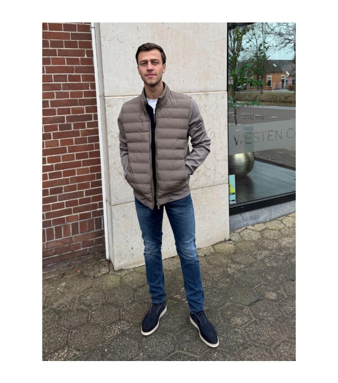 Cavallaro Quintino Jacket 880000 Dark taupe