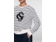 Geisha Sweat striped 675 Navy