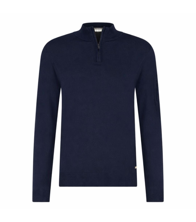 Born with Appetite Race Pull Halfzip 4001 Navy