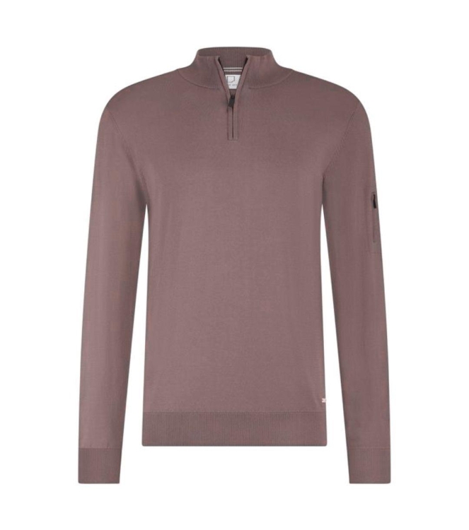 Born with Appetite Race Pull Halfzip 5005 Faded plum