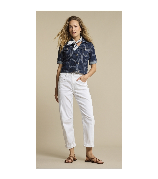 Red Button Caitlina Sidepatch White 51 White