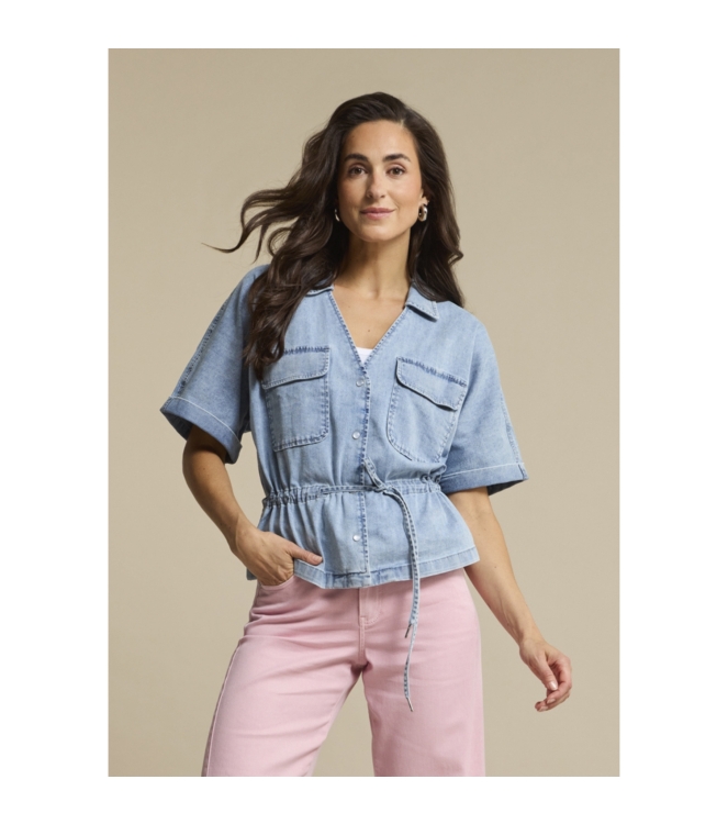 Red Button Drew Drawstring Denim light stone 182 Lightstone