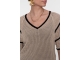 Geisha Pullover raglan V-neck 721 Light sand