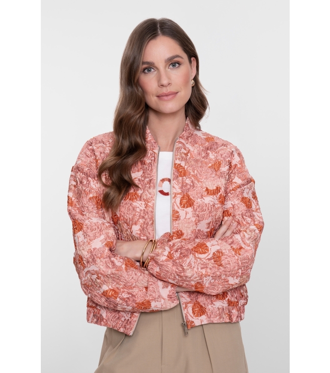 Geisha Bomber jacquard 420 Pink