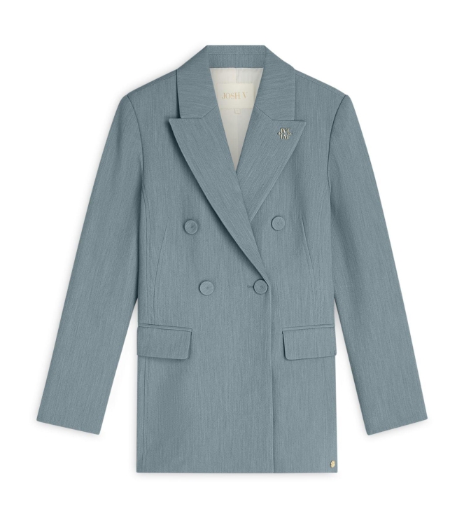 Josh V KASSIDY fitted blazer 625 sky blue melange