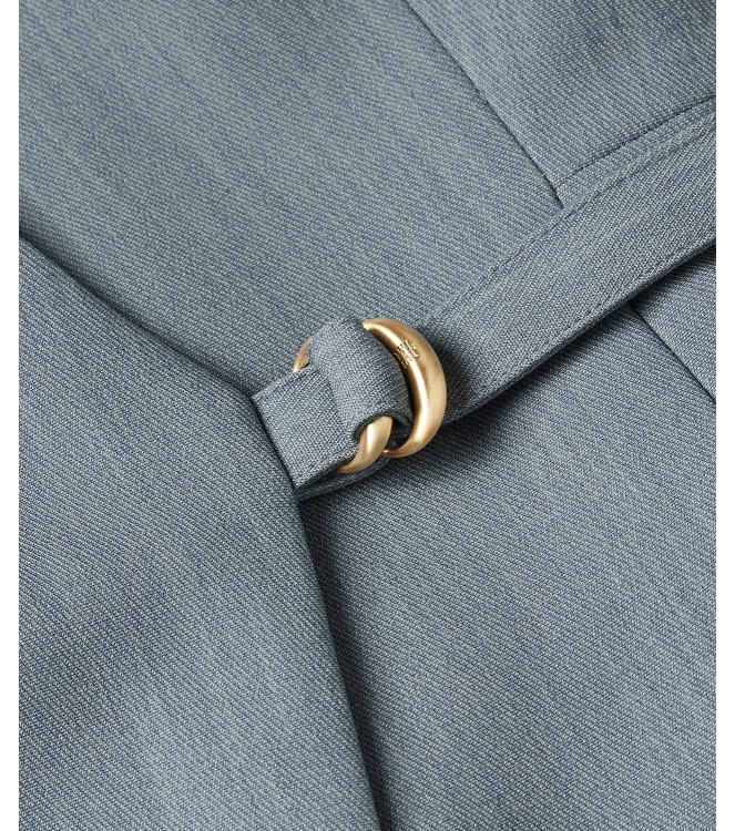 Josh V HENLEY wrap dress 625 sky blue melange