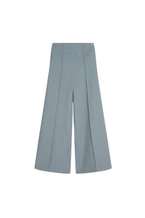 Josh V MICHELLA high-waisted wide leg trousers 625 sky blue melange
