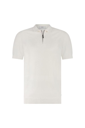 Born with Appetite Dan Knitted Polo Ss 1002 Offwhite