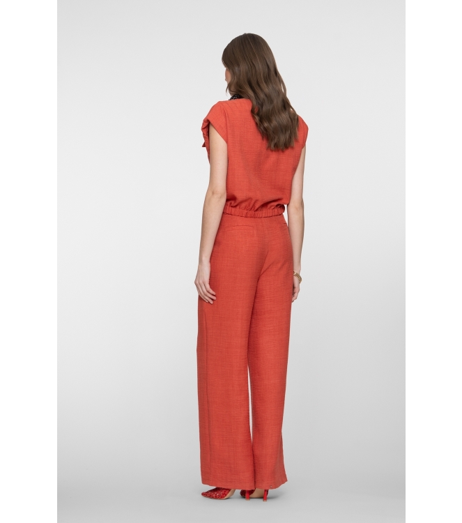Geisha Pants with strap 000201 Burned orange