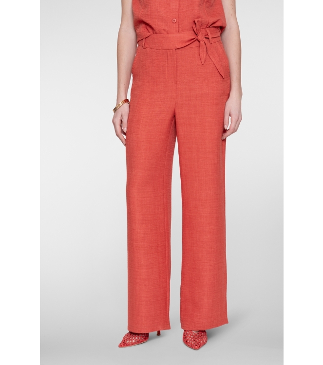 Geisha Pants with strap 000201 Burned orange