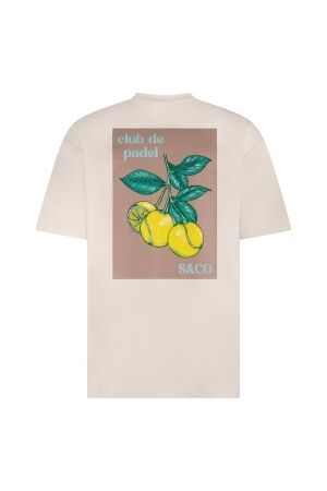 Supply en Co Diego T-shirt With Backprint 1002 Offwhite