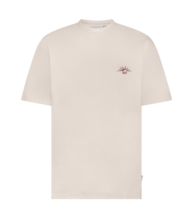 Supply en Co Ezra T-shirt With Backprint 1002 Offwhite