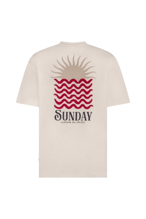 Supply en Co Ezra T-shirt With Backprint 1002 Offwhite