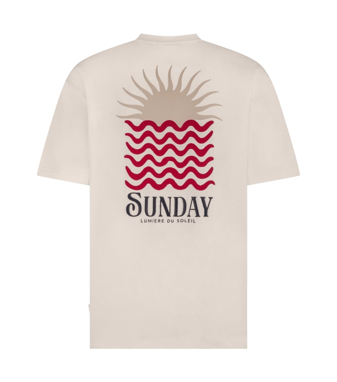 Supply en Co Ezra T-shirt With Backprint 1002 Offwhite