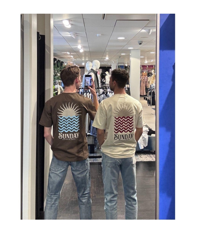 Supply en Co Ezra T-shirt With Backprint 1002 Offwhite