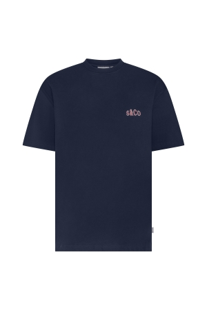 Supply en Co Felton T-shirt With Backprint 4001 Navy