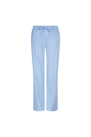 Red Button De Claudette Linen/Visco Pinstripe 31 Light blue