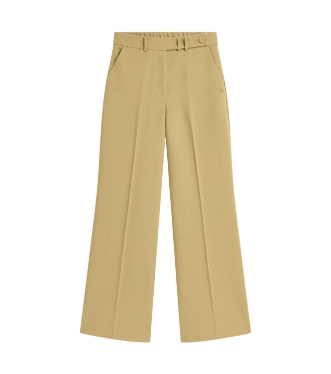 Josh V JESSIE high-rise wide-leg trousers 623 mustard yellow
