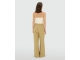 Josh V JESSIE high-rise wide-leg trousers 623 mustard yellow