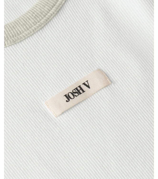 Josh V CODY slim fit logo T-shirt 033 off white