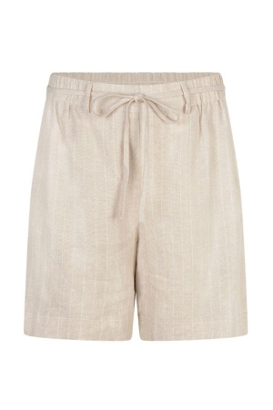 Red Button Cami short linen/visco pinstripe 99 Pebble