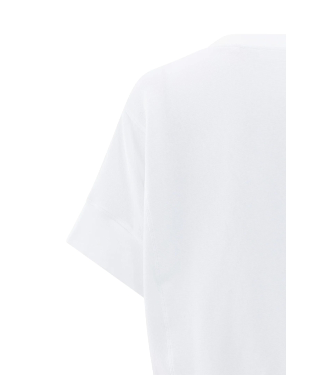 Yaya Ribbed jersey top 00000 Pure white