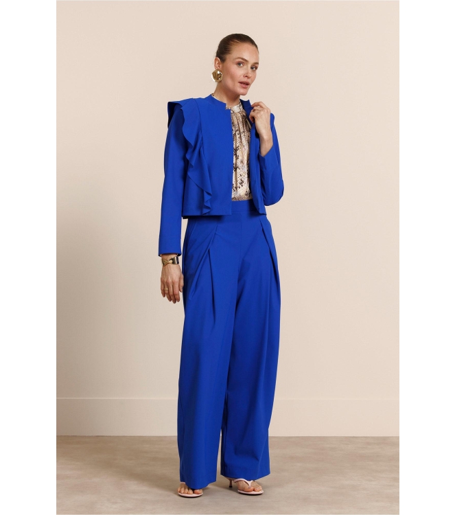 Studio Anneloes Jolijn bonded jacket 7301 electric blue