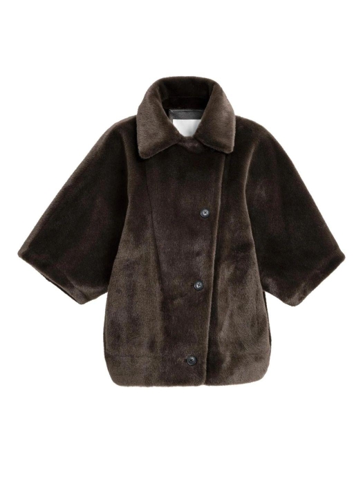 Yaya Oversized jas imitatiebont 90840 Delicioso brown
